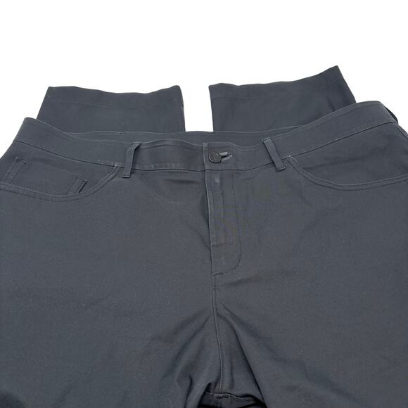 Public Rec Mens 38x26 Straight Black 5 Pocket All Day Everyday Pants - Picture 2 of 6